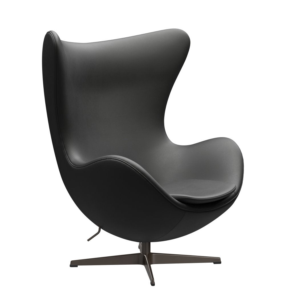 [product_category]-Fritz Hansen The Egg Lounge Chair Leather, Brown Bronze/Essential Black-Fritz Hansen-3316-STBLA-BBBASE-FRI-2