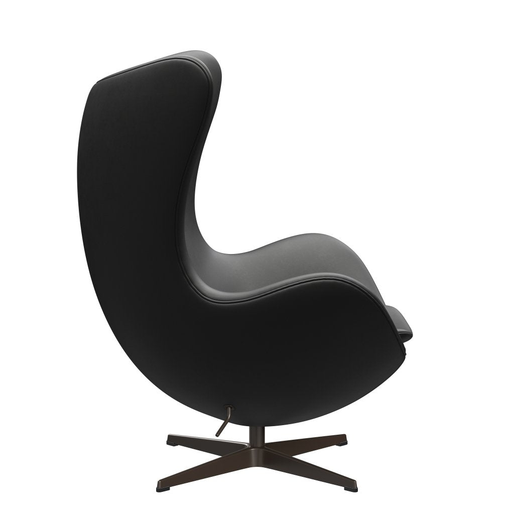 [product_category]-Fritz Hansen The Egg Lounge Chair Leather, Brown Bronze/Essential Black-Fritz Hansen-3316-STBLA-BBBASE-FRI-3