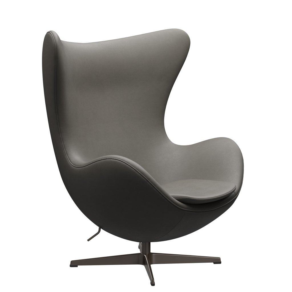 [product_category]-Fritz Hansen The Egg Lounge Chair Leather, Brown Bronze/Essential Lava-Fritz Hansen-3316-STLAVA-BBBASE-FRI-2