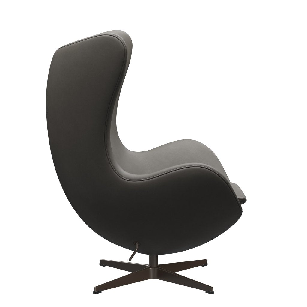 [product_category]-Fritz Hansen The Egg Lounge Chair Leather, Brown Bronze/Essential Lava-Fritz Hansen-3316-STLAVA-BBBASE-FRI-3
