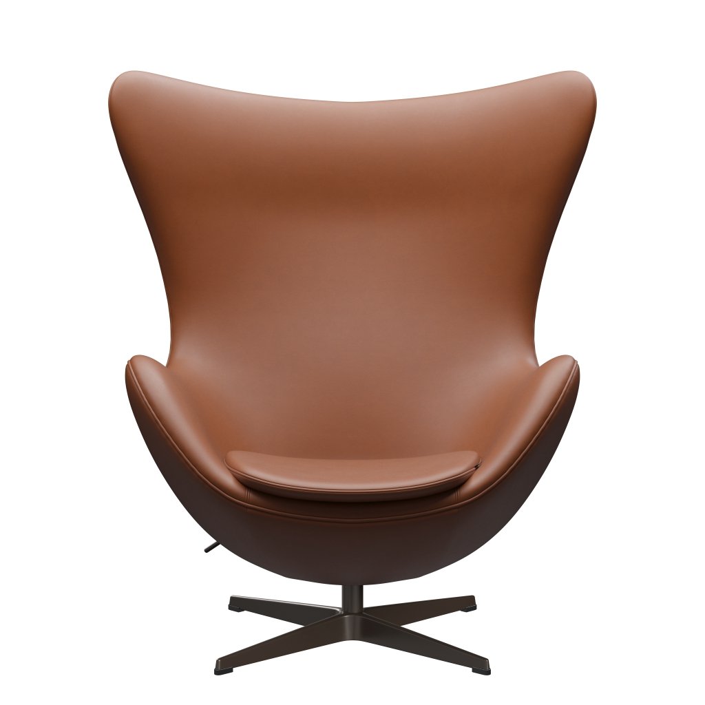 [product_category]-Fritz Hansen The Egg Lounge Chair Leather, Brown Bronze/Essential Walnut-Fritz Hansen-3316-STWALT-BBBASE-FRI-1