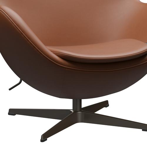 [product_category]-Fritz Hansen The Egg Lounge Chair Leather, Brown Bronze/Essential Walnut-Fritz Hansen-3316-STWALT-BBBASE-FRI-6