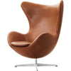  The Egg™ Lounge Chair Leather Elegance Walnut
