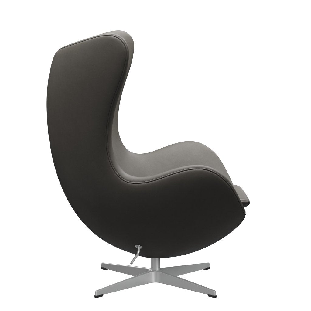 [product_category]-Fritz Hansen The Egg Lounge Chair Leather, Silver Grey/Essential Lava-Fritz Hansen-3316-STLAVA-SGBASE-FRI-3