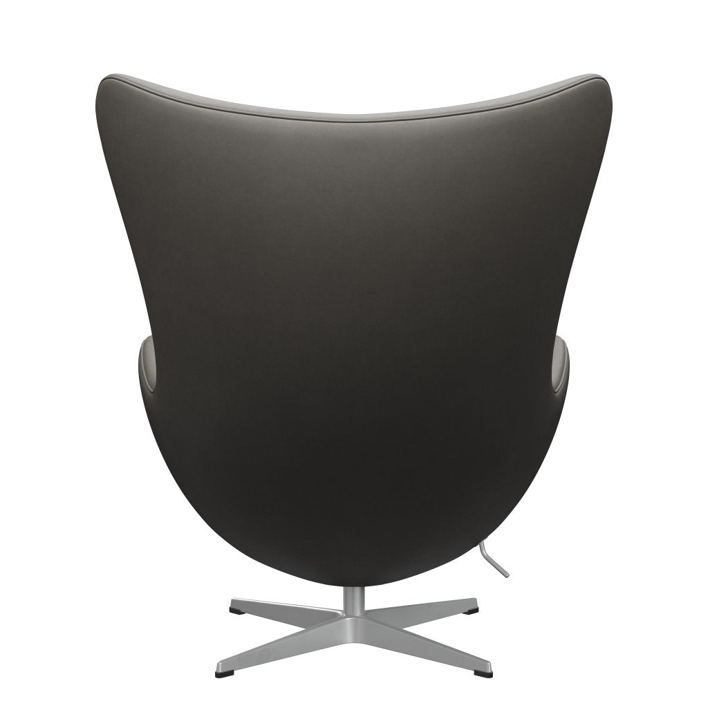 [product_category]-Fritz Hansen The Egg Lounge Chair Leather, Silver Grey/Essential Lava-Fritz Hansen-3316-STLAVA-SGBASE-FRI-4
