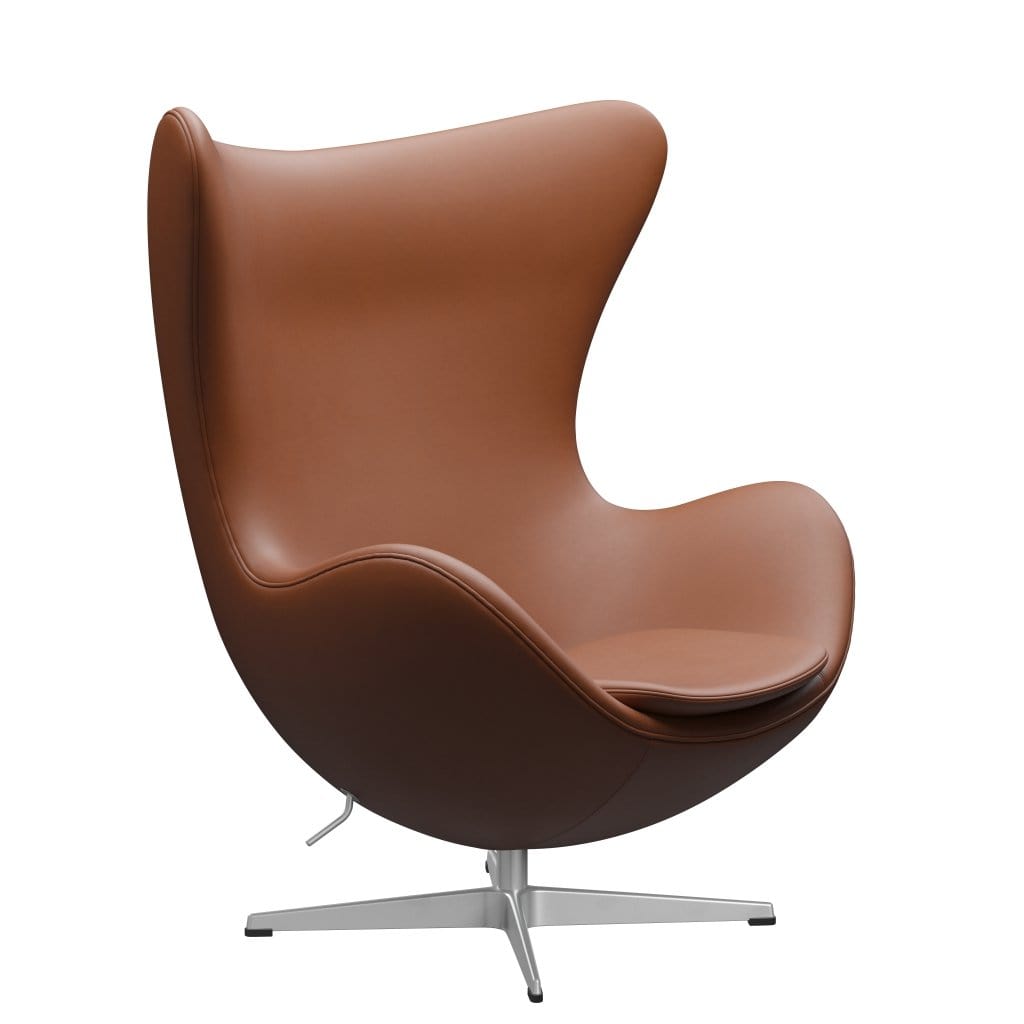 [product_category]-Fritz Hansen The Egg Lounge Chair Leather, Silver Grey/Essential Walnut-Fritz Hansen-3316-STWALT-SGBASE-FRI-2