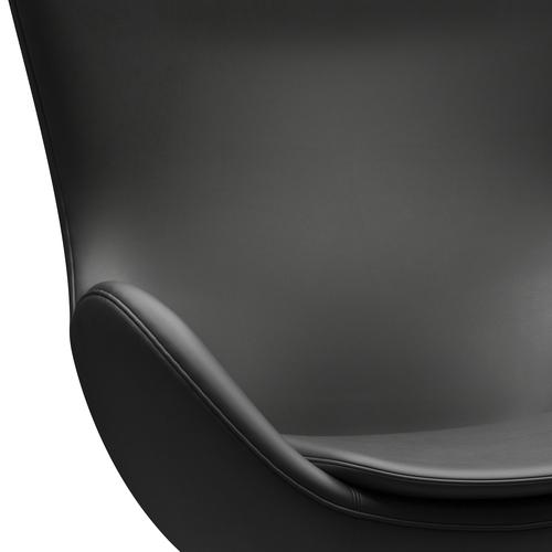 [product_category]-Fritz Hansen The Egg Lounge Chair Leather, Warm Graphite/Essential Black-Fritz Hansen-3316-STBLA-WGBASE-FRI-5
