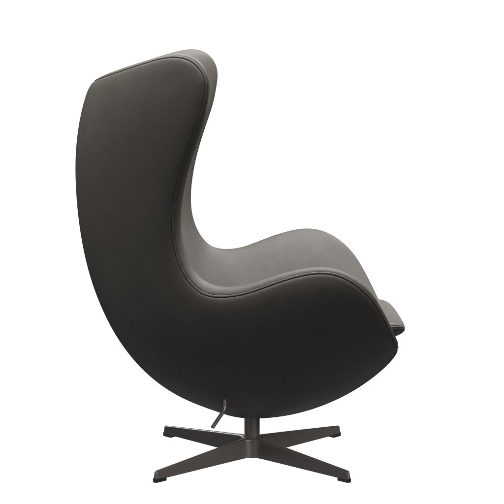 [product_category]-Fritz Hansen The Egg Lounge Chair Leather, Warm Graphite/Essential Lava-Fritz Hansen-3316-STLAVA-WGBASE-FRI-3