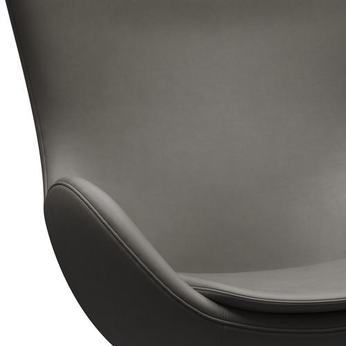 [product_category]-Fritz Hansen The Egg Lounge Chair Leather, Warm Graphite/Essential Lava-Fritz Hansen-3316-STLAVA-WGBASE-FRI-5