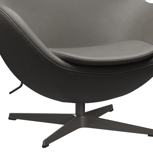[product_category]-Fritz Hansen The Egg Lounge Chair Leather, Warm Graphite/Essential Lava-Fritz Hansen-3316-STLAVA-WGBASE-FRI-6