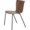 Fritz Hansen Vico Duo™ Vm110 Chair Powder Coated Frame, Walnut