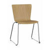 Fritz Hansen Vico Duo™ Vm114 Chair Oak, Chrome/Oak Brown