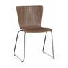 Fritz Hansen Vico Duo™ Vm114 Chair Walnut, Chrome/Walnut