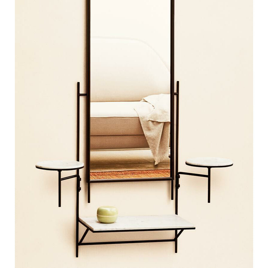 [product_category]-Fritz Hansen Wall Mirror Mirror, White Carrara Marble-Fritz Hansen-FH-WM-whitecarrara-FRI-3