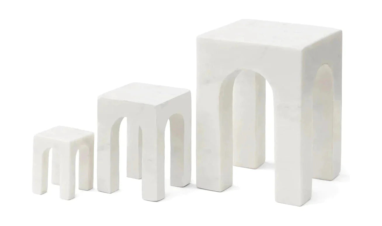 [product_category]-Gejst Arkis Bookend, Marble White-Gejst-5712731104401-10440-GEJ-1
