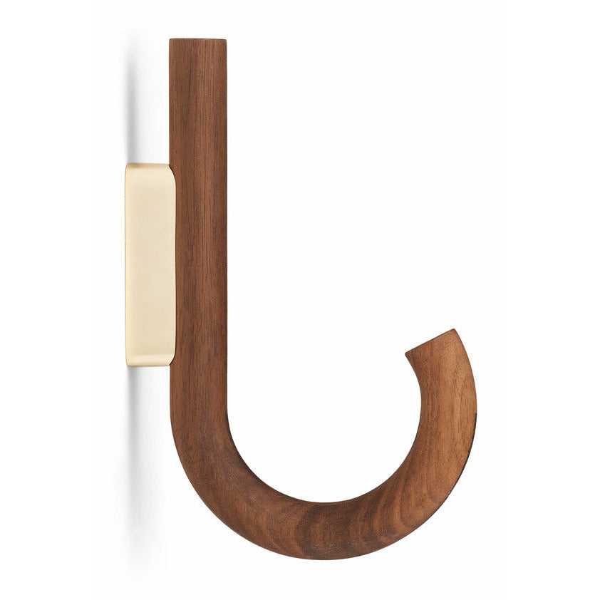 [product_category]-Gejst Hook, Walnut/Brass-Gejst-5712731102360-10236-GEJ-1