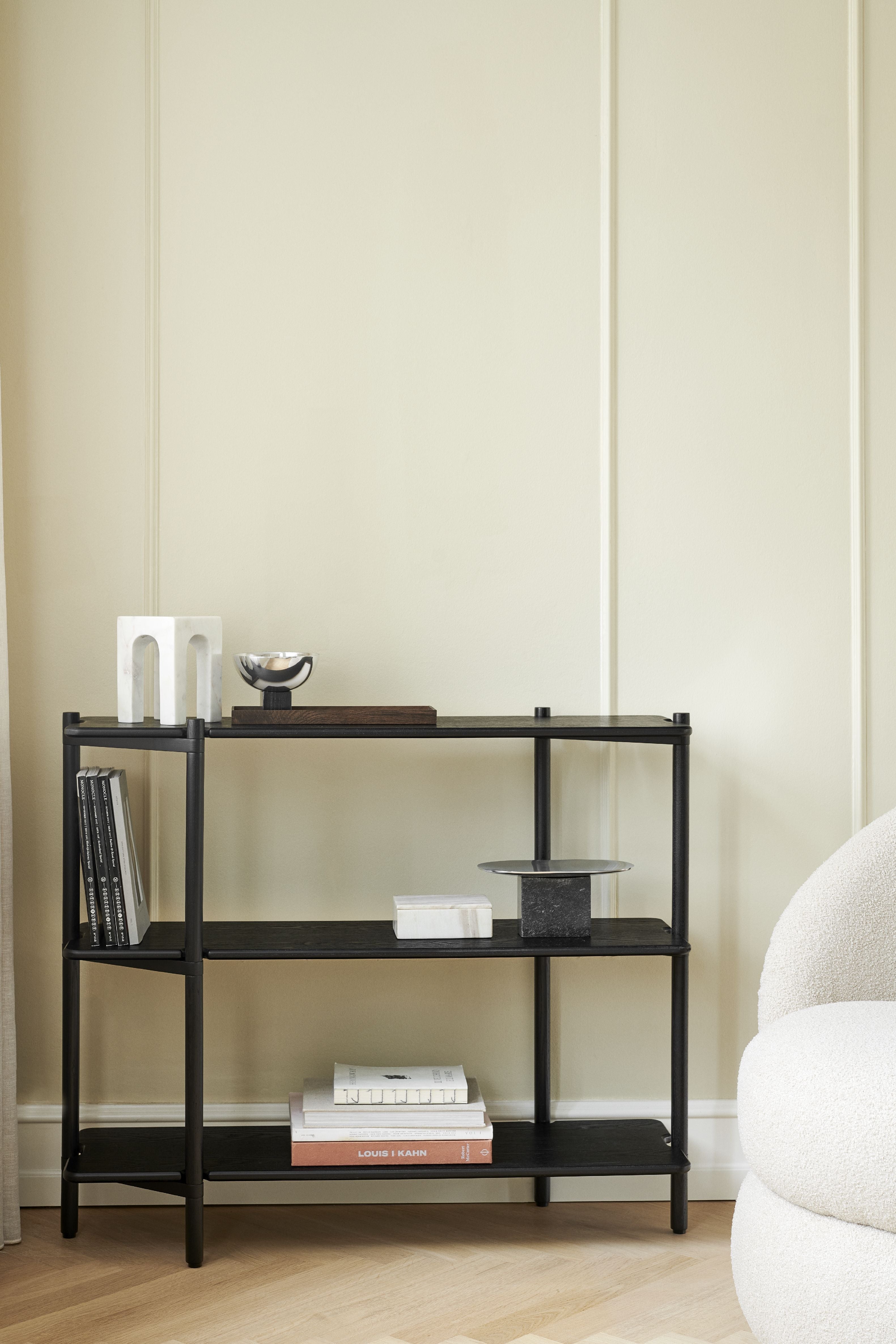 [product_category]-Gejst Invi Bookcase Black Oak, Module 1-Gejst-5712731203005-20300-GEJ-7