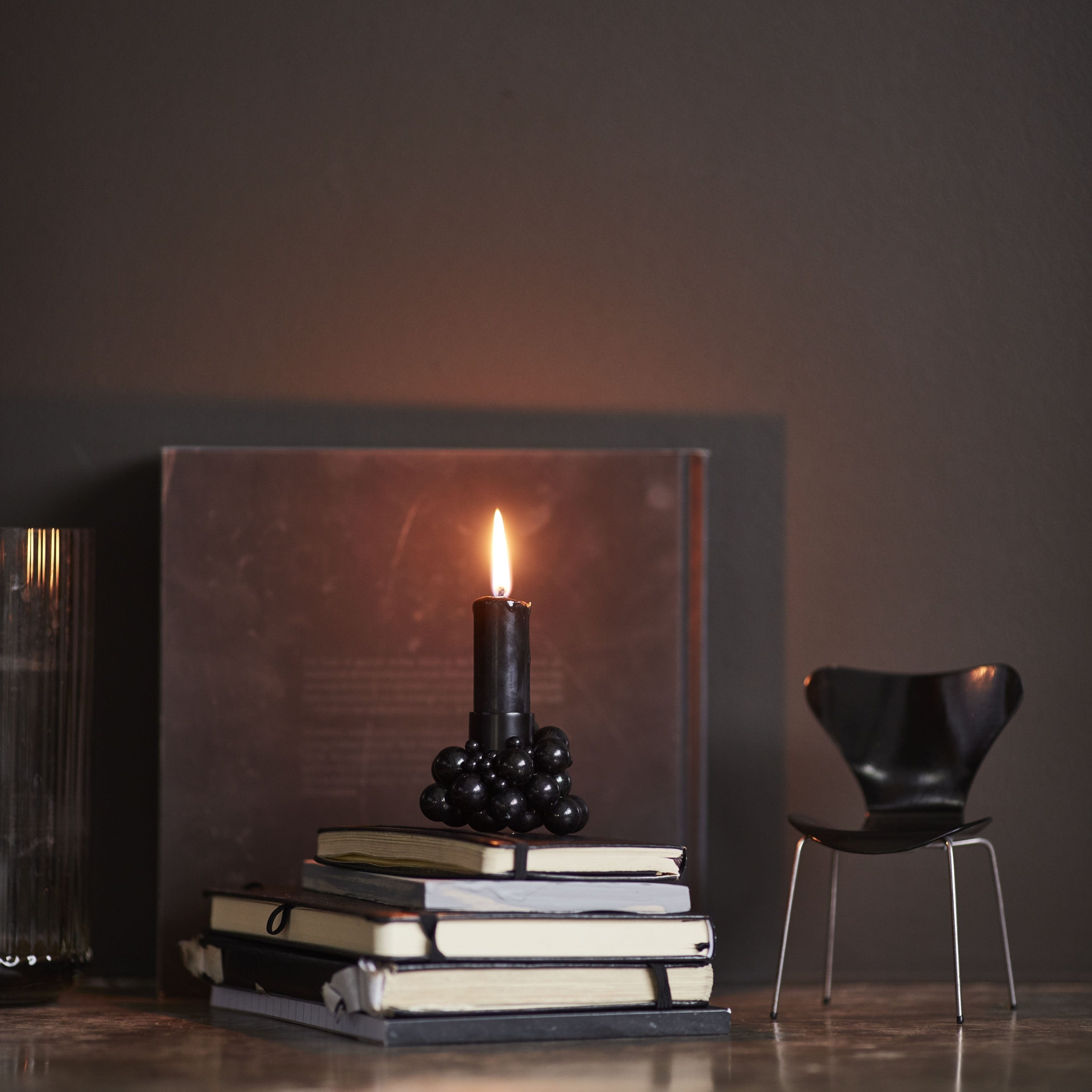 [product_category]-Gejst Molekyl Candle Holder Black 4pcs, 3,3cm-Gejst-5712731100410-10041-GEJ-3
