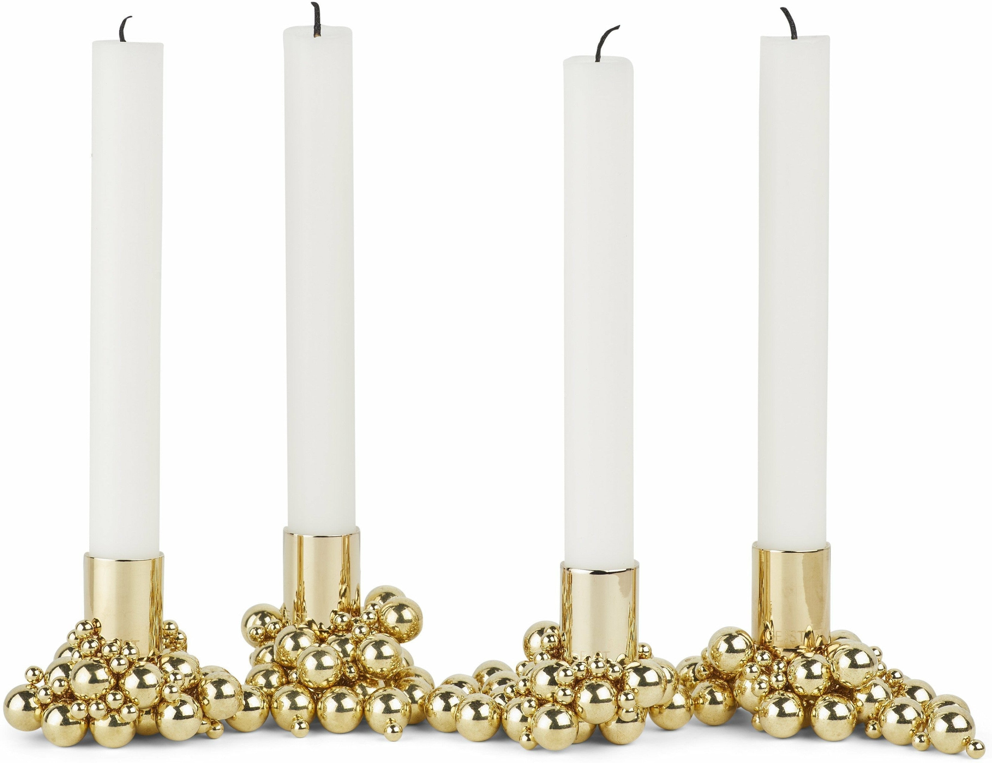 [product_category]-Gejst Molekyl Candle Holder Brass 4pcs, 3,3cm-Gejst-5712731100434-10043-GEJ-1