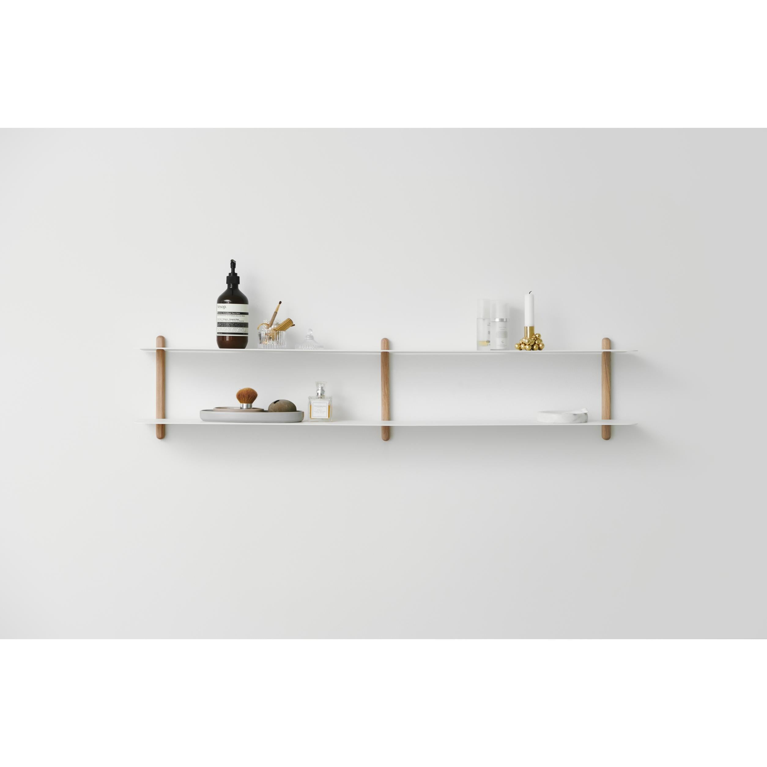 [product_category]-Gejst Nivo Shelf C Light Oak/White, 25cm-Gejst-5712731201216-20121-GEJ-3
