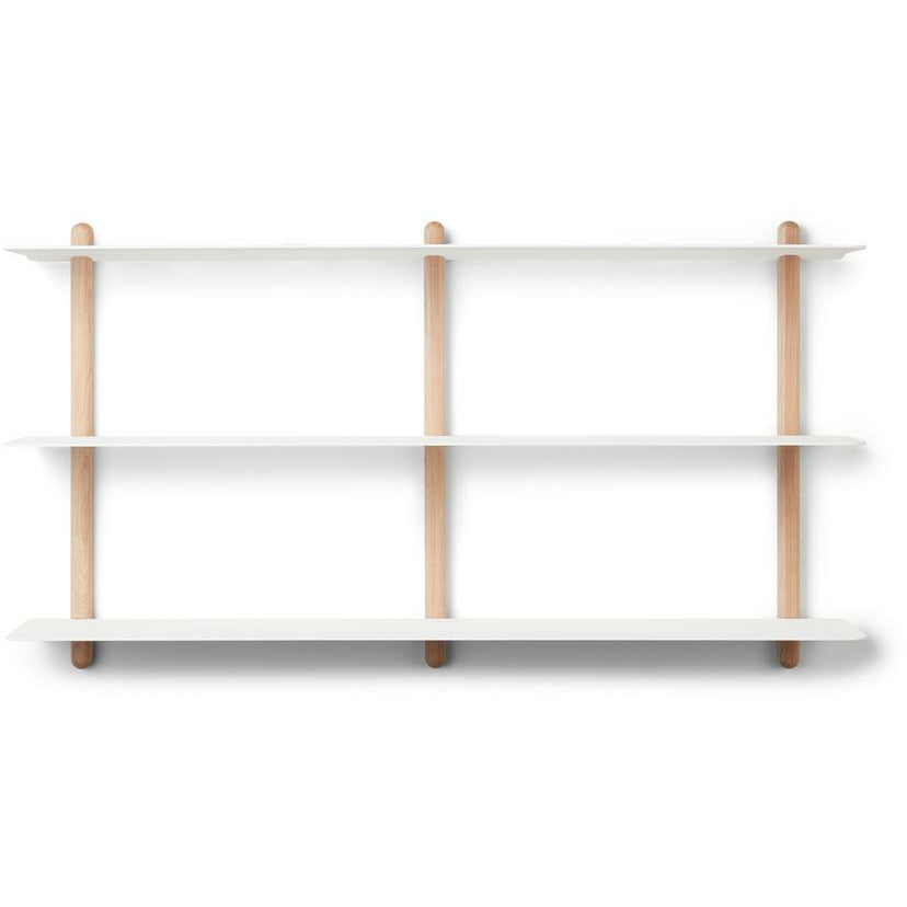 [product_category]-Gejst Nivo Shelf D, Light Oak/White-Gejst-5712731201339-20133-GEJ-1