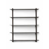 Gejst Nivo Shelf E Large, Black Ash/Black