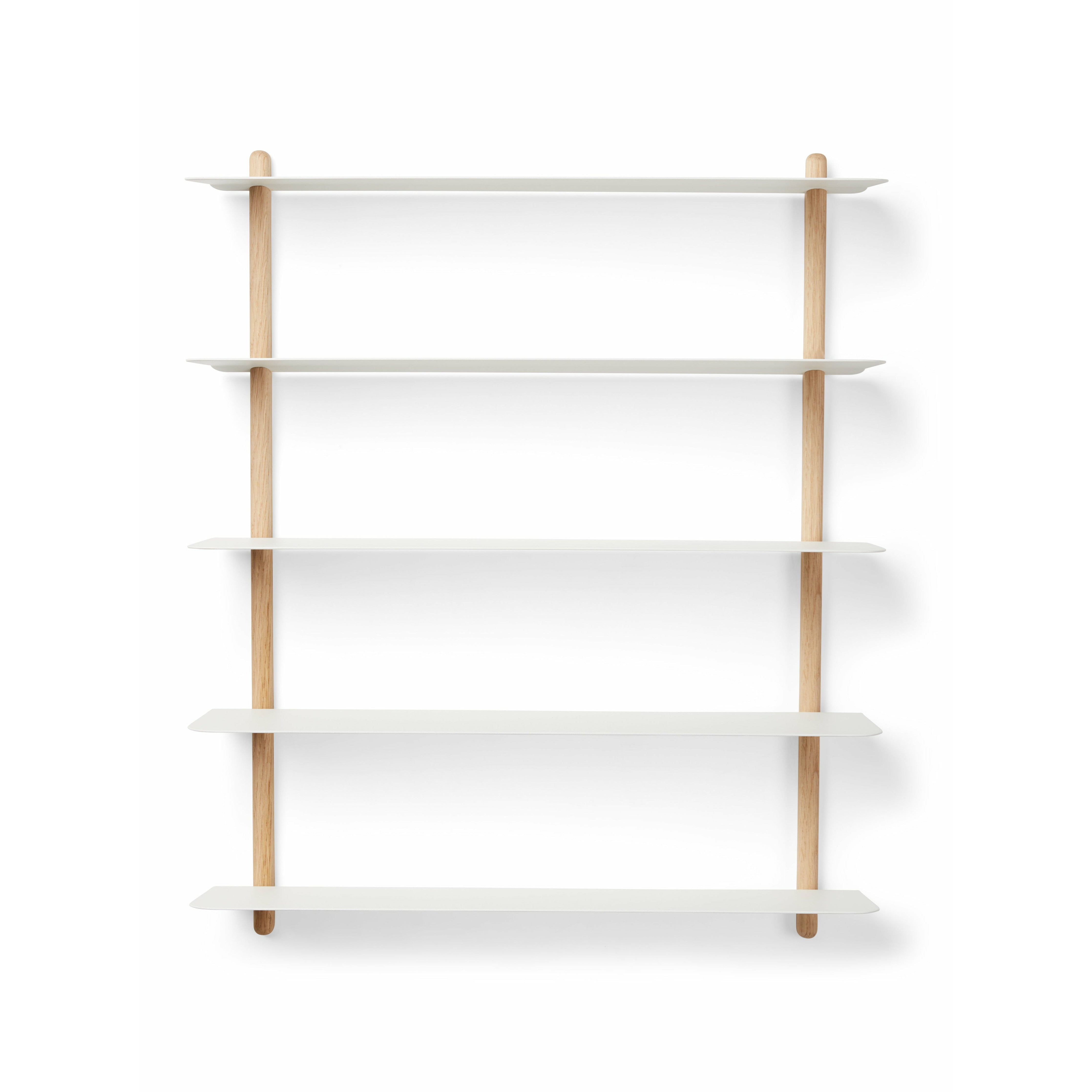 [product_category]-Gejst Nivo Shelf E, Light Oak/White-Gejst-5712731201414-20141-GEJ-1
