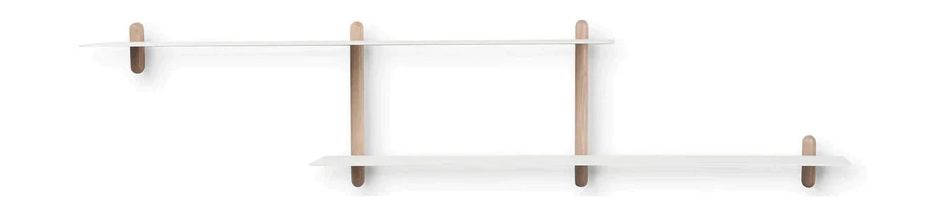 [product_category]-Gejst Nivo Shelf H Large, Light Oak/White-Gejst-5712731201735-20173-GEJ-1