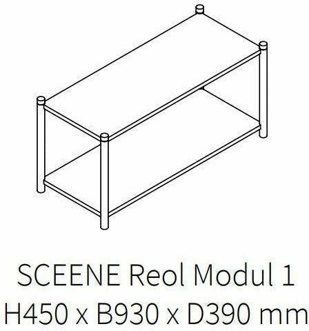 [product_category]-Gejst Sceene Reol Modul 1, Light Oak-Gejst-5712731202015-20201-GEJ-1