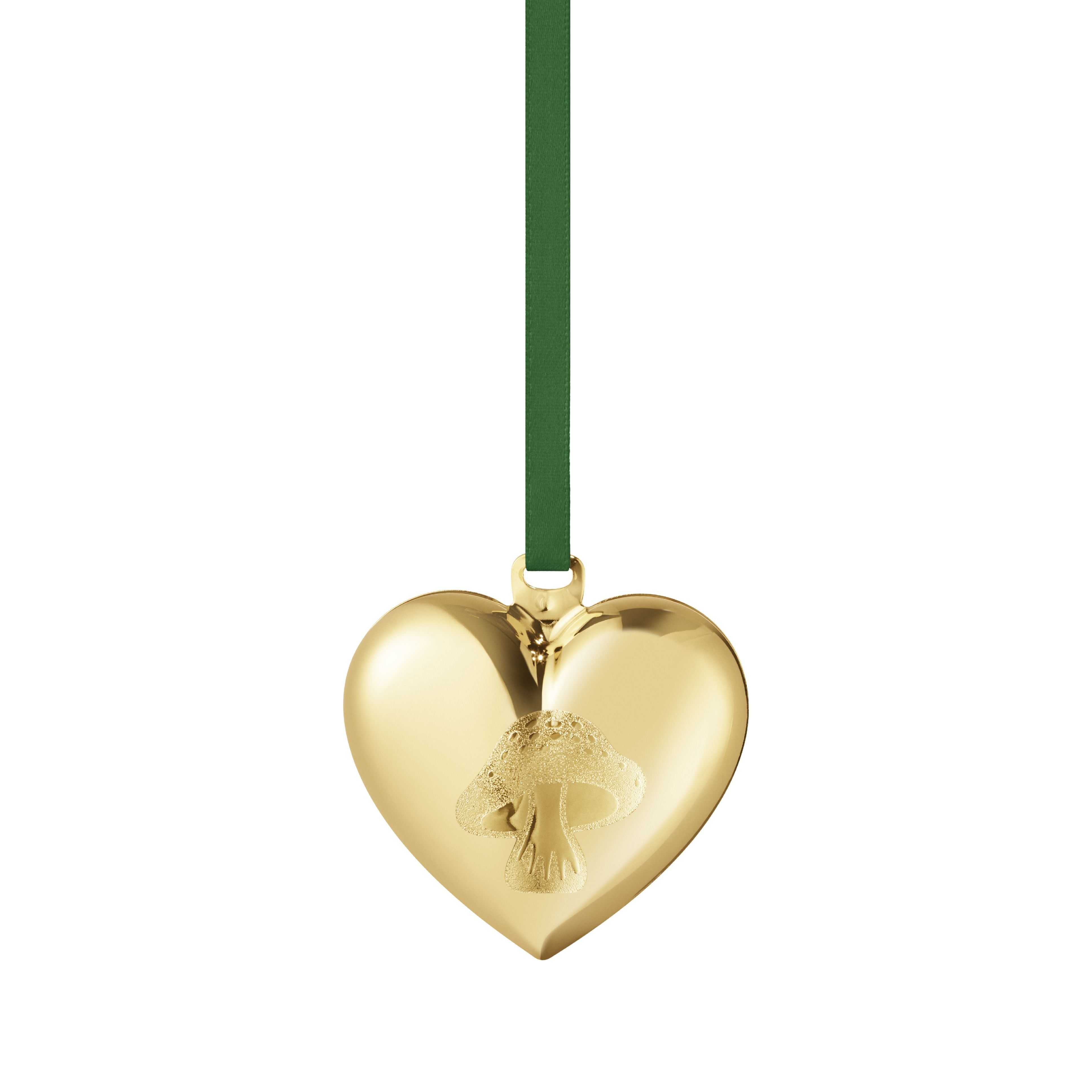 [product_category]-Georg Jensen 2023 Christmas Ornament Heart, Gold Plated-Georg Jensen-5713275235545-10020152-GEO-1