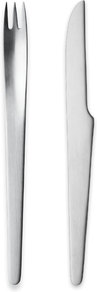 [product_category]-Georg Jensen Arne Jacobsen Dessert Cutlery, 8 Pieces-Georg Jensen-5713275066071-10014949-GEO-1
