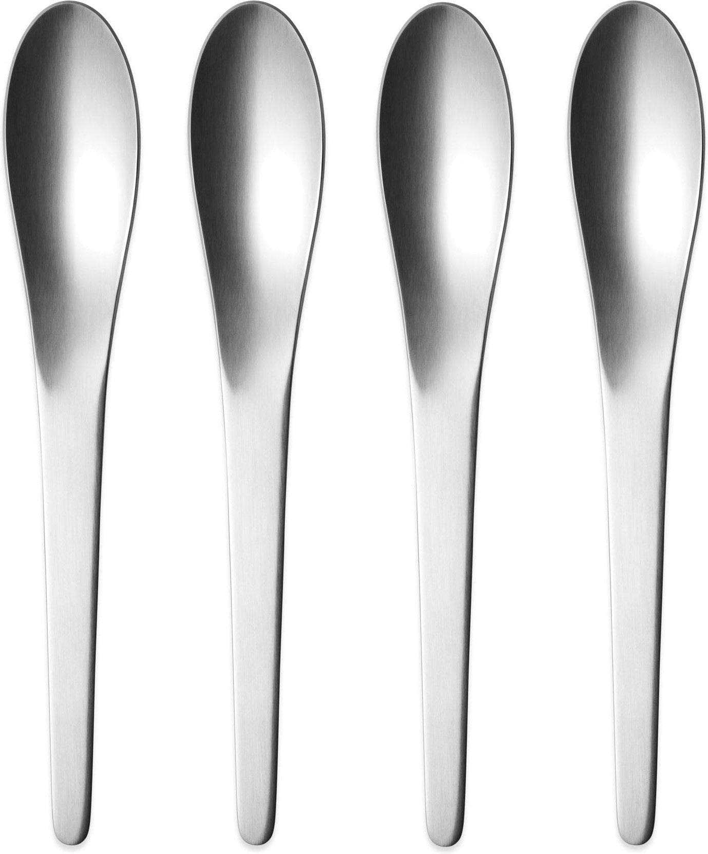[product_category]-Georg Jensen Arne Jacobsen Dessert Spoon, Set Of 4-Georg Jensen-5713275066057-10014948-GEO-1