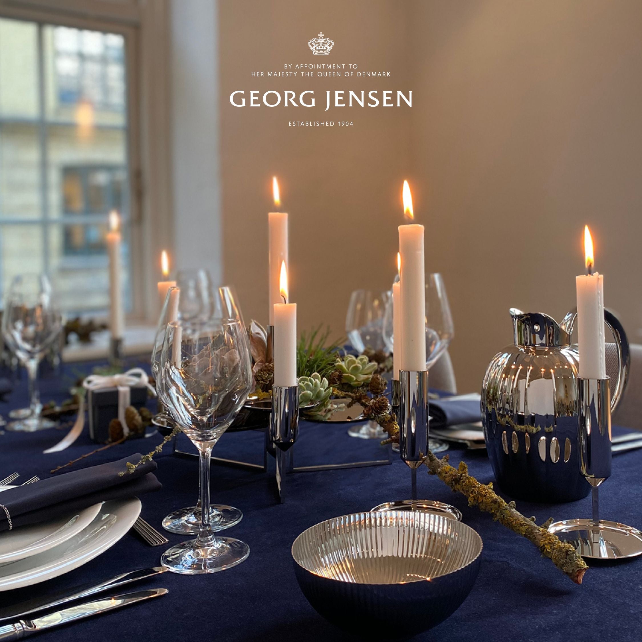 [product_category]-Georg Jensen Bernadott Candle Holder Stainless Steel, H: 40 Cm-Georg Jensen-5713275209386-10019284-GEO-3