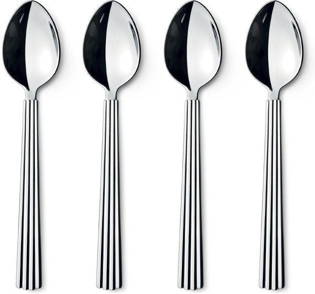 [product_category]-Georg Jensen Bernadotte Coffee Spoon, Set Of 4-Georg Jensen-5713275066323-10014962-GEO-1