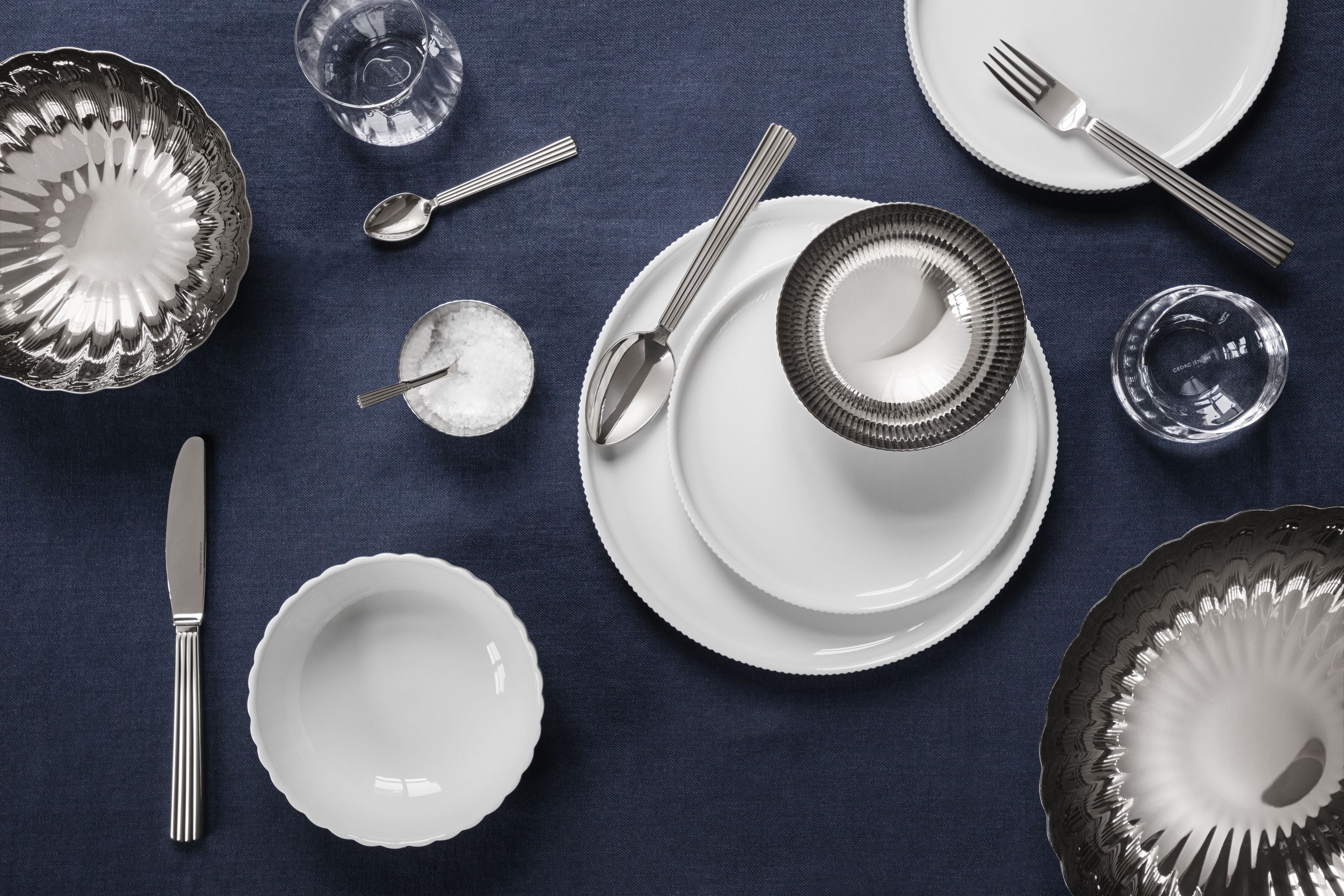 [product_category]-Georg Jensen Bernadotte Cutlery, 24 Piece Set-Georg Jensen-5705145073647-3609524-GEO-3