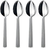 Georg Jensen Bernadotte dessert ske, sæt af 4