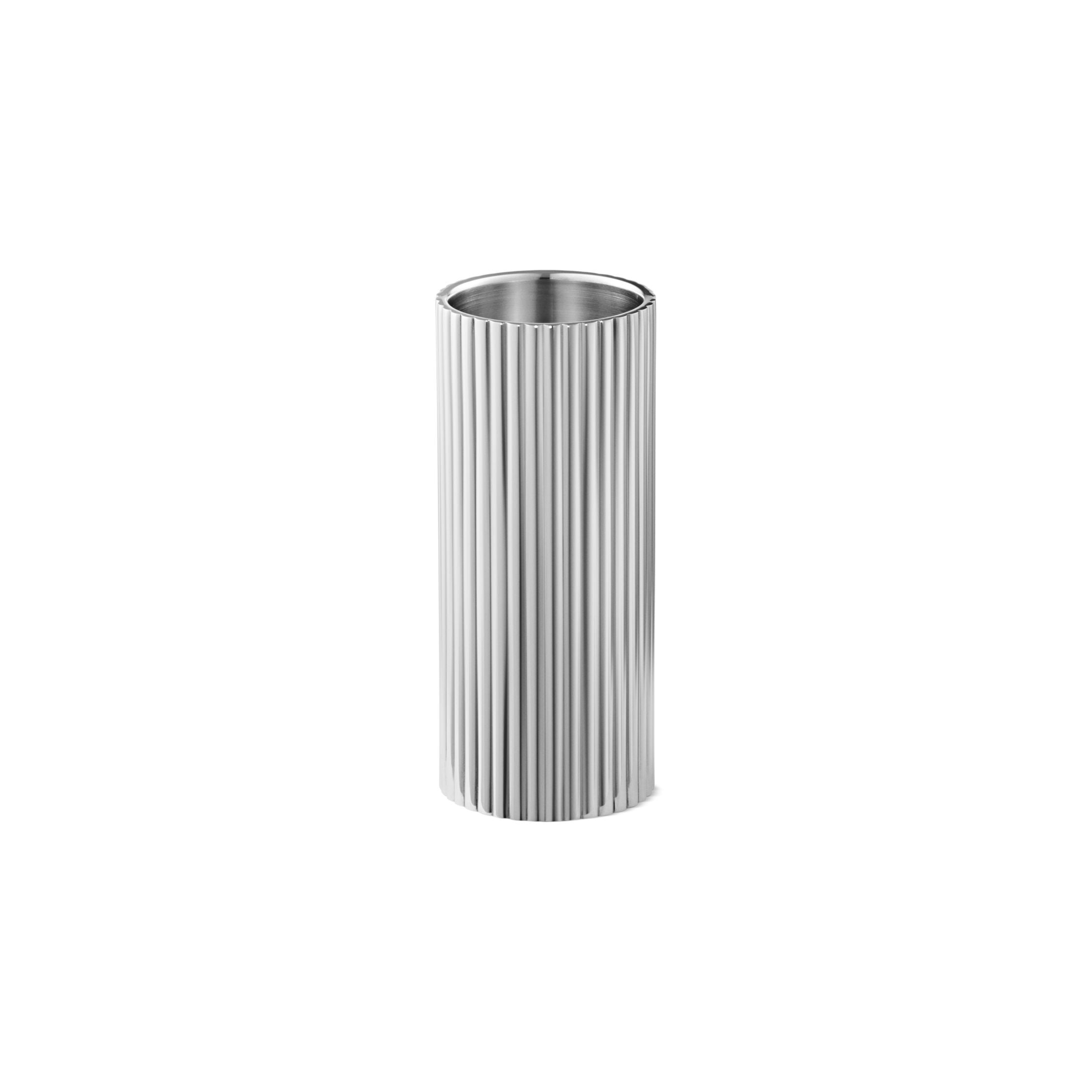 [product_category]-Georg Jensen Bernadotte Tealight & Candle Holder, Set Of 3, Stainless Steel-Georg Jensen-5713275209447-10019290-GEO-6