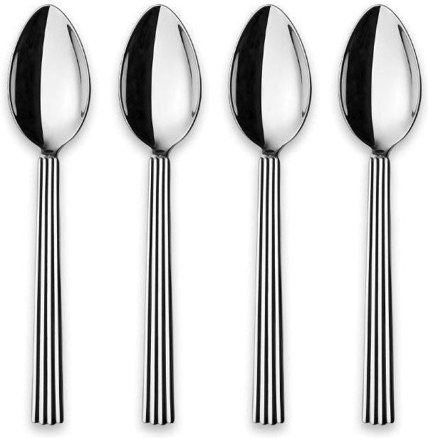 [product_category]-Georg Jensen Bernadotte Teaspoon, Set Of 4-Georg Jensen-5713275066347-10014963-GEO-1
