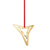Georg Jensen Juledekorationer tre spidsstjerne, forgyldt