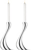 Georg Jensen Cobra Lysestage Sølv 24 Cm, 2 stk. 