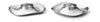 Georg Jensen Cobra Egg Cup, 2 Pcs