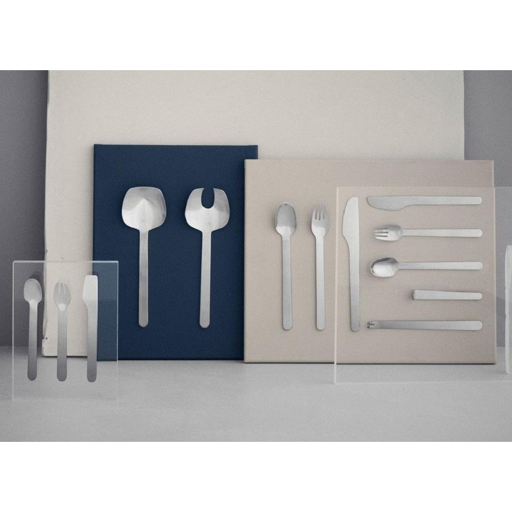 [product_category]-Georg Jensen Copenhagen Salad Cutlery Matt, 2 Piece Set-Georg Jensen-5705140283270-3340503-GEO-2