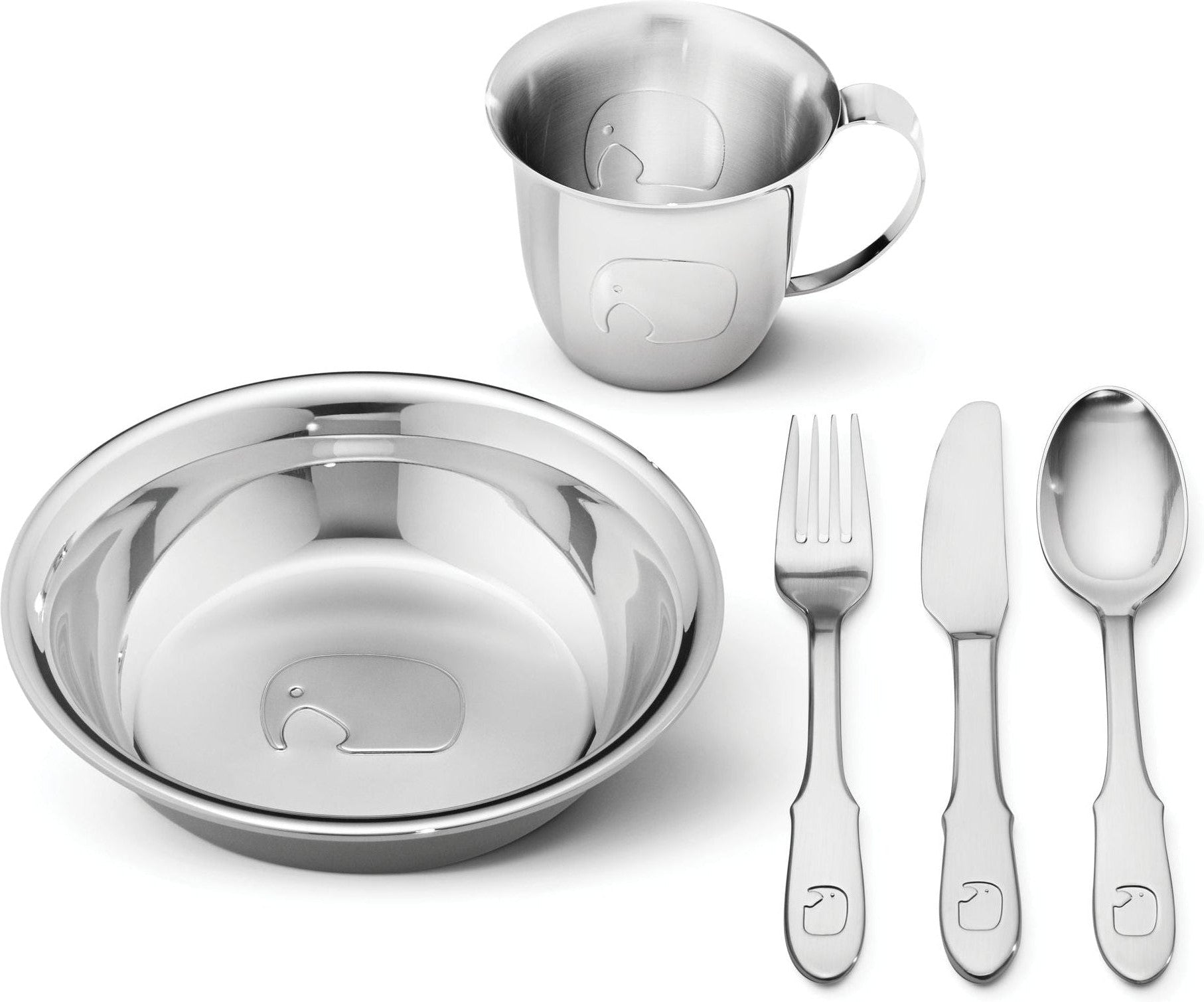 [product_category]-Georg Jensen Elephant Children's Set, Mug, Plates & Cutlery-Georg Jensen-5705145236677-3580069-GEO-1