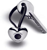 Georg Jensen Hjerte Nøglering 
