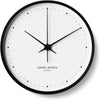 Georg Jensen Henning Koppel Wall Clock sort, 30 cm