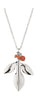Georg Jensen Jewelry Magnolia Leaf With Berry Palladium Plated