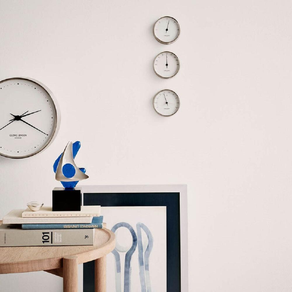 [product_category]-Georg Jensen Koppel Wall Clock Stainless Steel/White, 30 Cm-Georg Jensen-5705145026896-3587583-GEO-2