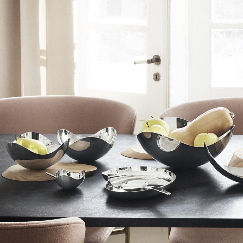 [product_category]-Georg Jensen Leaf Serving Bowl Highly Polished, 13 Cm-Georg Jensen-5705145099081-3586287-GEO-2