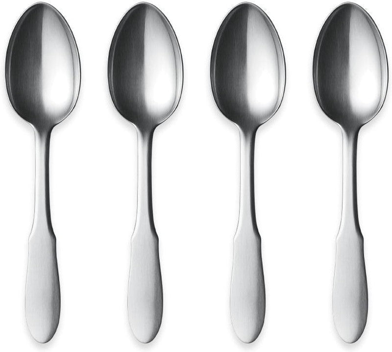 [product_category]-Georg Jensen Mitsra Dessert Spoon, Set Of 4-Georg Jensen-5713275066569-10014977-GEO-1