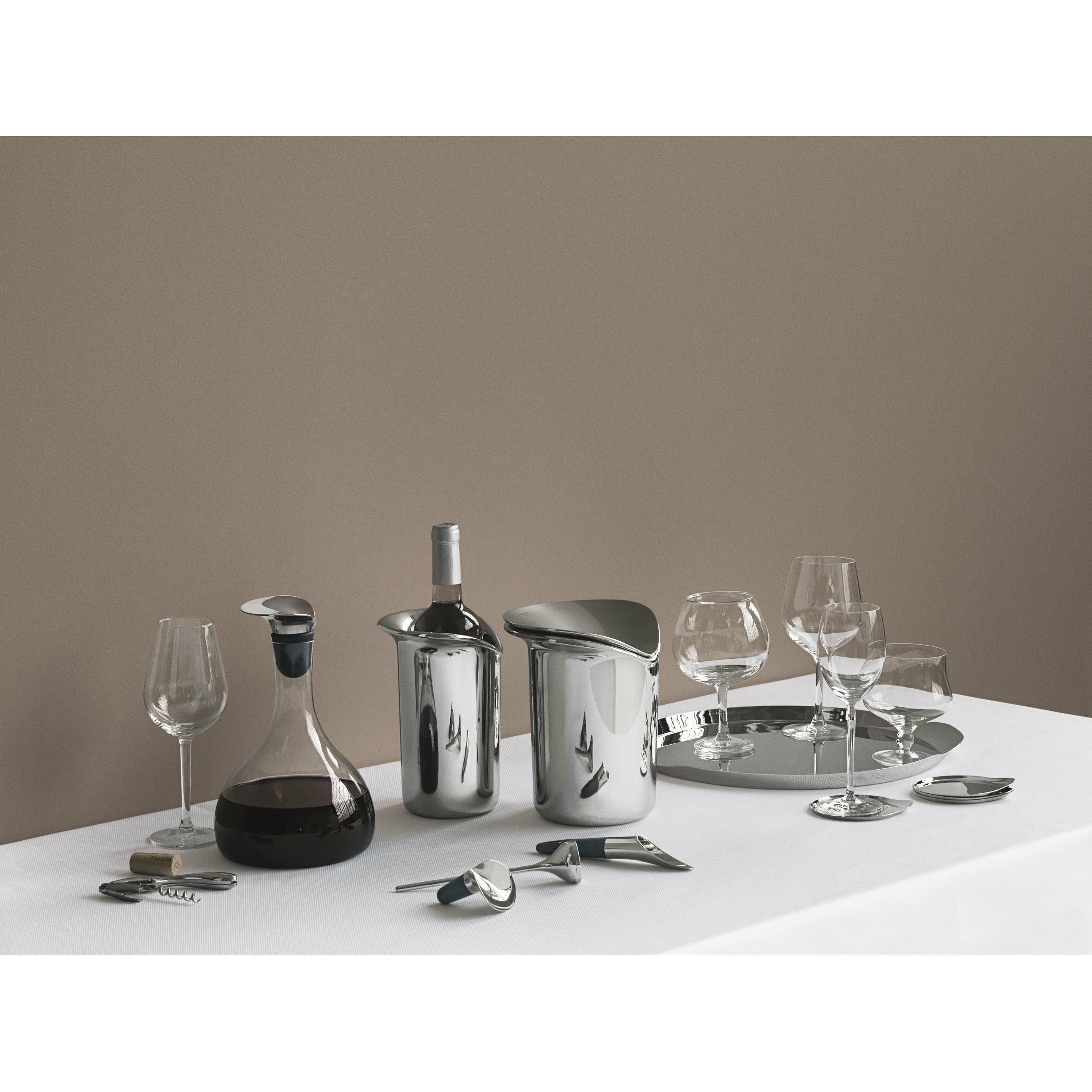 [product_category]-Georg Jensen Sky Funnel For Wine Carafe, Stainless Steel-Georg Jensen-5713275209584-10019304-GEO-5